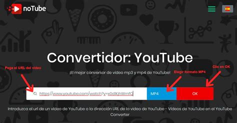 Convertidor de YouTube a MP4 .